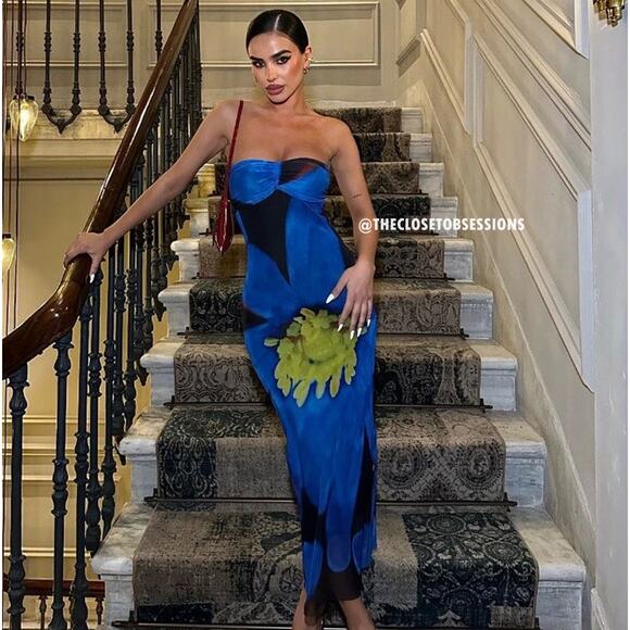 ZARA BLOGGER FAVE!!! Fitted Strapless Dress NWT - Picture 8 of 16